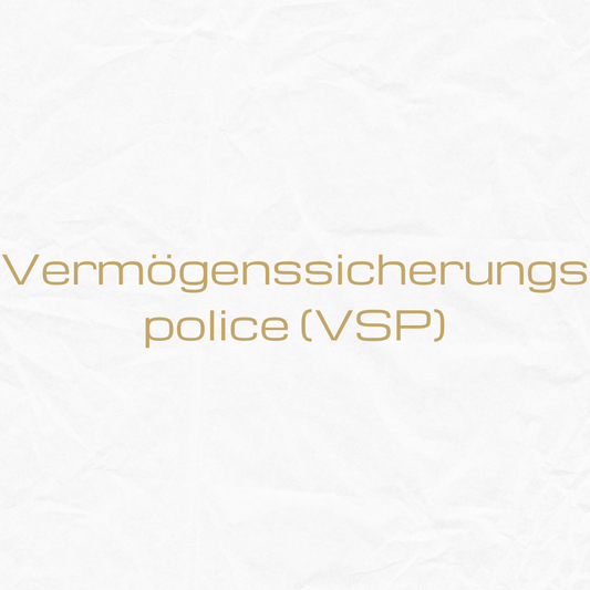 Vermögenssicherungspolice (VSP)