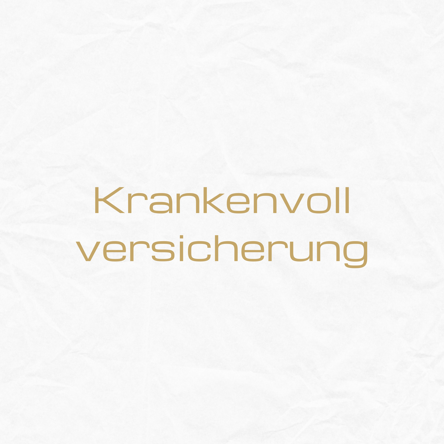 Krankenvollversicherung